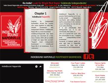 Tablet Screenshot of indieboundnaperville.org